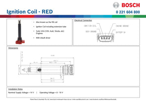 Bosch Motorsports Ignition Coil - Audi R8