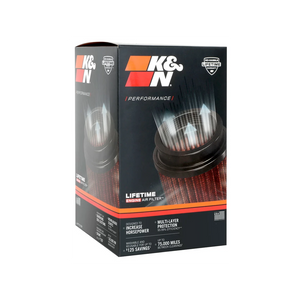 K&N Universal Pod Filter - 3.5" Inlet - 8.5" Tall x 5" Base Outside Diameter