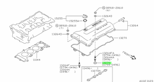 Nissan OEM Spark Plug Tube Gasket - SR20 Non-VCT