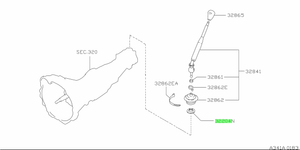 Nissan Genuine Snap-Ring - RB & SR Gear Shifter