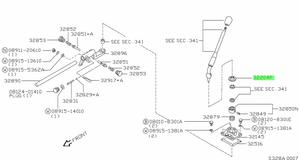 Nissan Genuine Circlip - RB & SR Gear Shifter