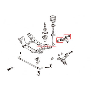 ZSS Front Upper Arm Pillow Ball Bushing fits Mazda RX7 FD3S