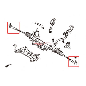 ZSS Harden Tie Rod End Fits Subaru Impreza GC/GF/GM/GD/GG/GE/GH/GR/GV/GP/GJ/VA, Forester SF/SG/SH/SJ BRZ , TOYOTA FT86