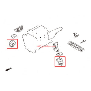 ZSS Hardened Engine Mount Set Fits Nissan Skyline V35/G35 & 350Z Z33