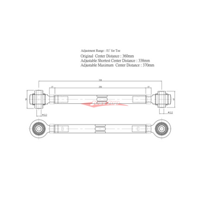 ZSS Rear Lower Arm fits Mitsubishi EVO X CZ4A