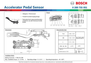 Bosch Accelerator Pedal Module