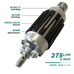 Bosch 044 60mm External Fuel Pump Kit