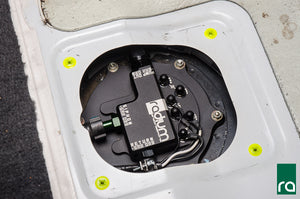 Radium Fuel Hanger Plumbing Kit,EVO 7-8-9, Microglass Filter