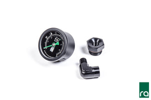 Radium Fuel Pressure Gauge with 8AN ORB Adapter, 90°