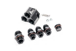 Radium Distribution Block, 12-10-10-10 with Fittings