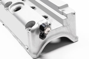Radium Engineering 10AN Male Press-Fit Valve Cover, Honda K-Series