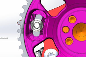 Platinum Racing Products - Twin Cam Timing Mark Backing Plate