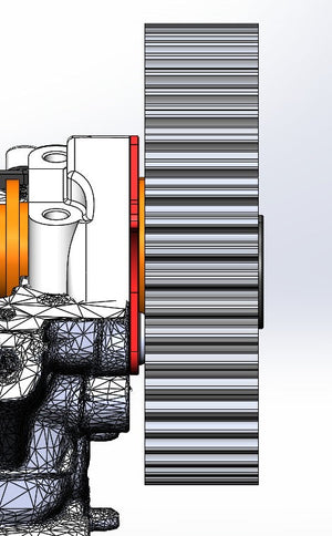 Platinum Racing Products - RB26 Timing Mark Backing Plate