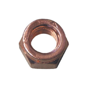Wurth Exhaust Slotted Copper Plated Nut - DIN 14441