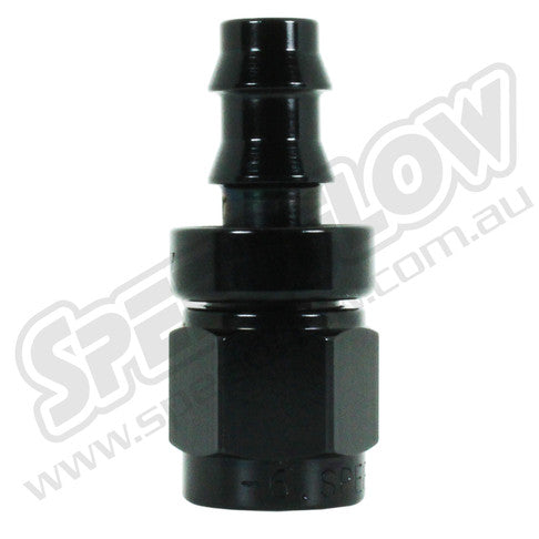 Speedflow -12AN 400 Series Straight Fitting - Black