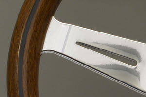 Nardi 330mm Wood Classic with Polished Spokes