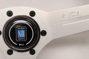 Nardi 330mm Perforated Competition w/ White Spokes