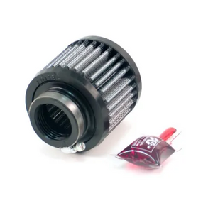 K&N Crank case vent air filter - 35mm ID, Rubber Top - 76mm OD