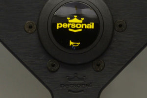 Personal 330mm Black Leather Grinta