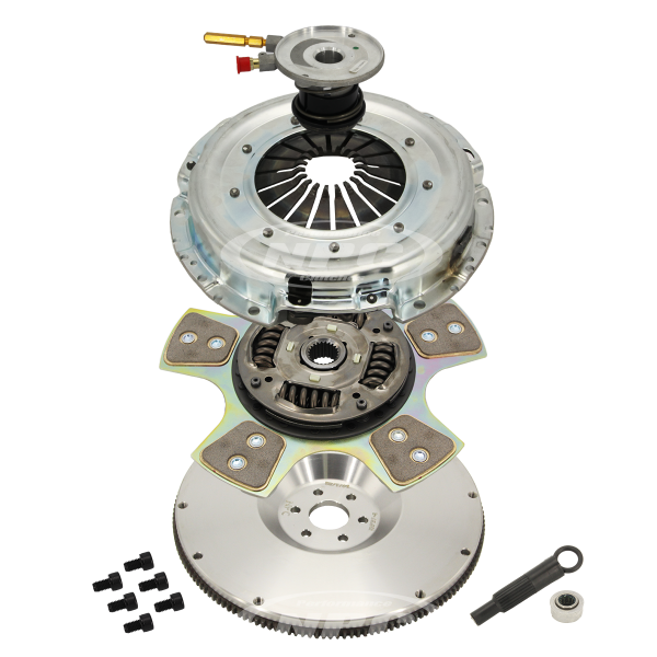 NPC Super Heavy Duty Button Clutch & Flywheel Package (firm pedal feel) - BA-BF Barra Turbo