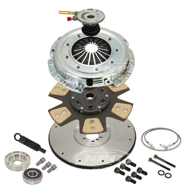 NPC Super Heavy Duty Button Clutch & Flywheel Package (firm pedal feel) - VE V8