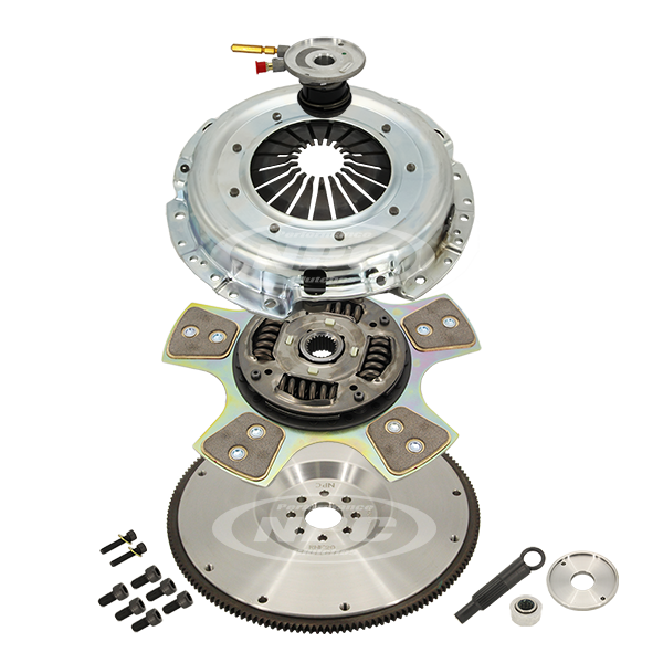 NPC Super Heavy Duty Button Clutch & Flywheel Package (Firm Pedal Feel) - FG V8
