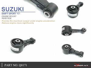 Hardrace Engine Mount Rear - Suzuki Swift ZC33