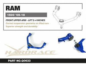 Hardrace Front Upper Arm Lift 2-4" - Dodge Ram 1500