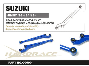 Hardrace Rear Radius Arm 2" Lift - Suzuki Jimny
