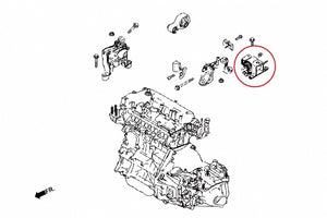 Hardrace Left Gearbox Mount - Mazda BM, BY, GJ, KE