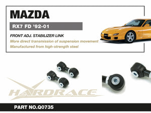 Hardrace Front Adj. Stabilizer Link - Mazda RX-7 FD
