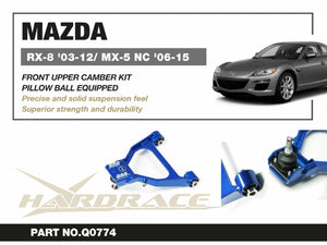 Hardrace Front Upper Camber Kit V2 - Mazda MX5 NC, RX8 SE3P