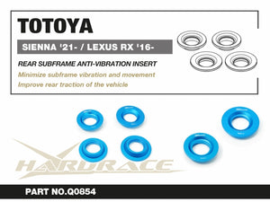 Hardrace Rear Subframe Anti-Vibration Insert - Lexus RX AL20/Toyota Sienna XL40
