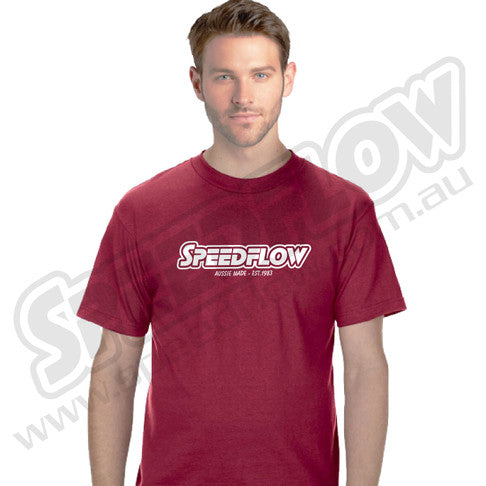 Speedflow Logo Tee - Red - Medium