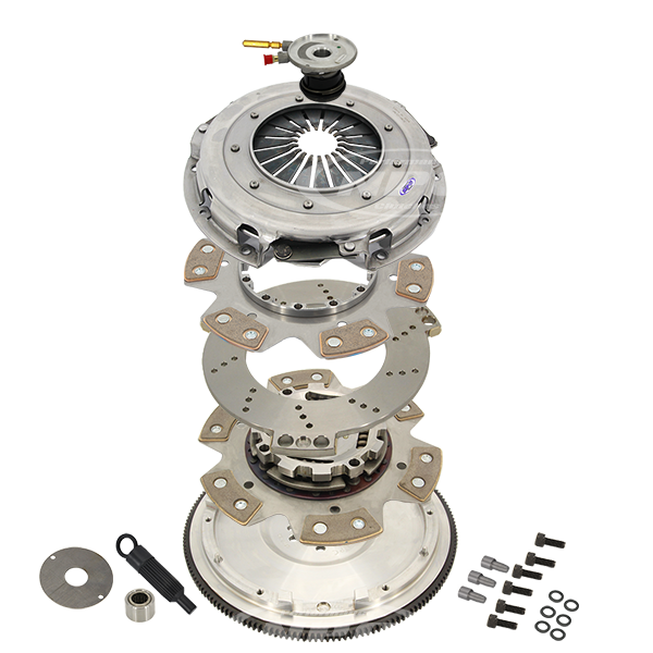 NPC 260mm Carbotic Button Twin Plate Sprung Center Kit - Holden LS