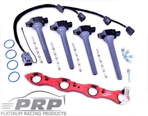 Platinum Racing Products - Nissan SR20 Coil Kit for S13 & Series 1 S14 & 180SX, Big Hole Rocker Cover