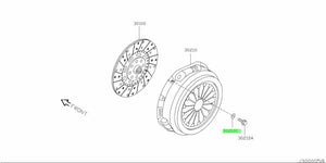 Nissan Pressure Plate Washer - RB & SR