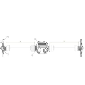 Wisefab Toyota Supra A90 Wide Axle Halfshaft Kit