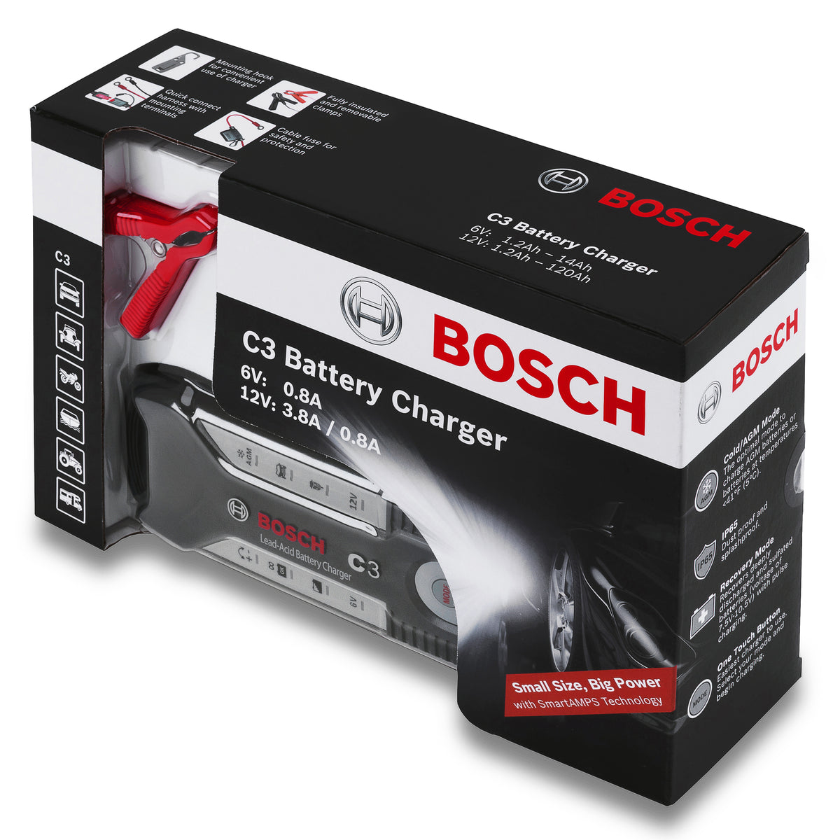 Bosch Battery Charger C3, 6 & 12V