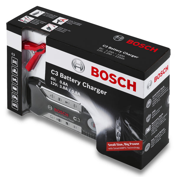 Bosch Battery Charger C3, 6 & 12V - Garage 7