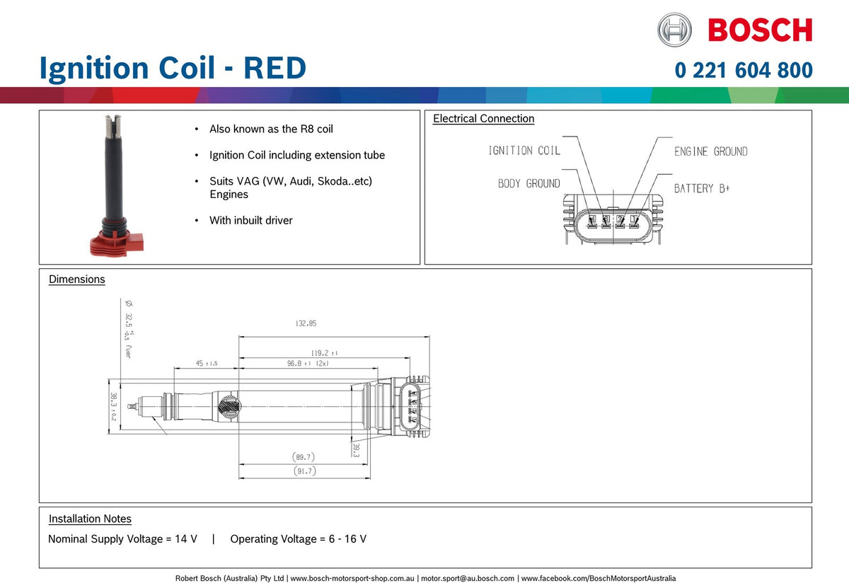 Bosch Motorsports Ignition Coil Audi R8 Garage 7