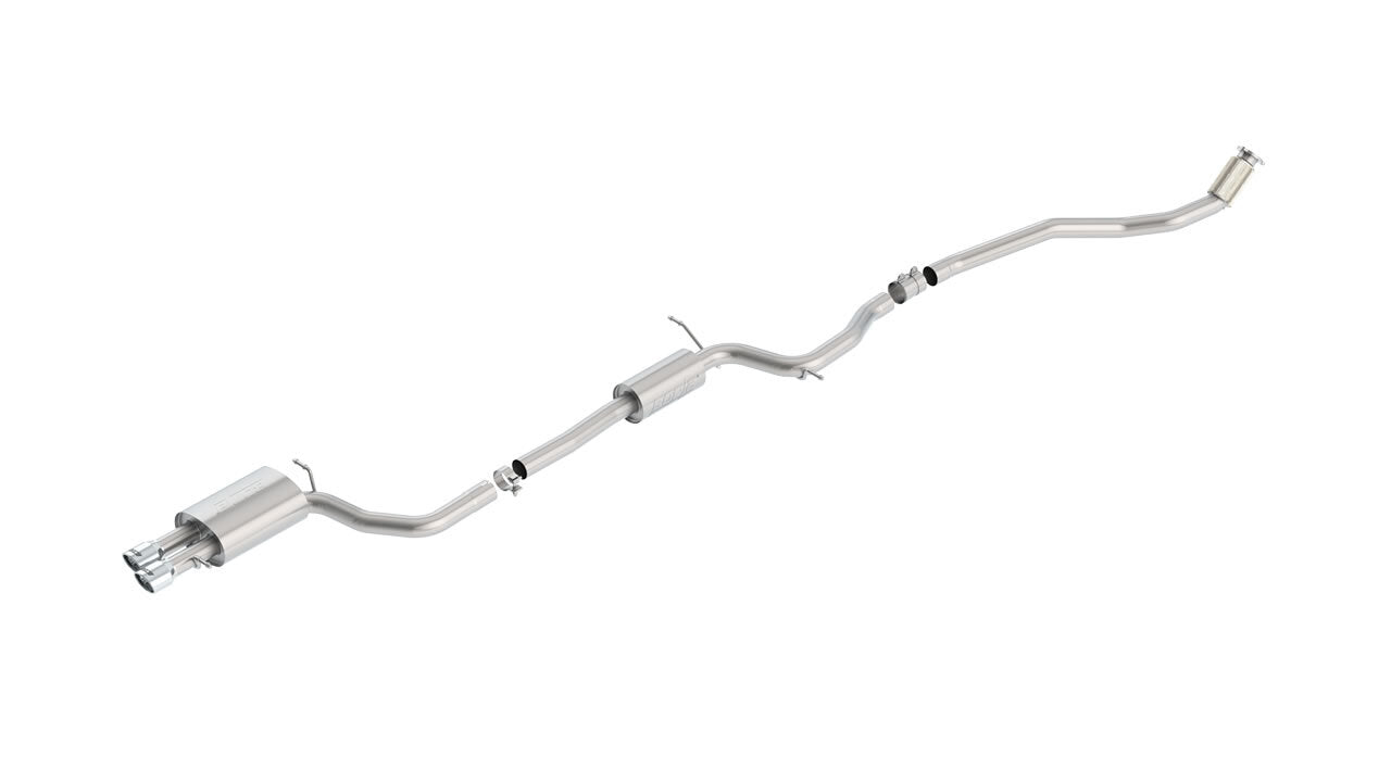 Borla S-Type 2.5" Cat Back Exhaust w/Polished Rolled Tips - Audi A5 8T (Coupe 2.0 TFSI)