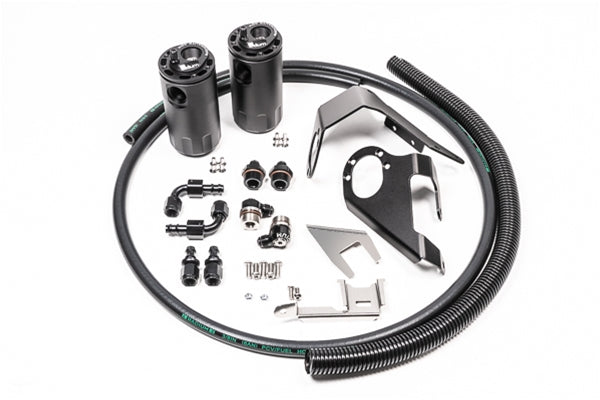 Radium Dual Catch Can Kit, Nissan 370Z/G37, Fluid Lock