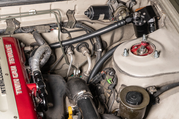 Radium Dual Catch Can Kit, Nissan S13, Fluid Lock