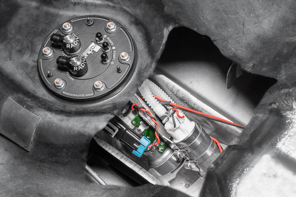 Radium Engineering Fuel Hanger, 94-01 Integra, 92-00 Civic, Walbro F90000267/274/285, Pumps Not Included