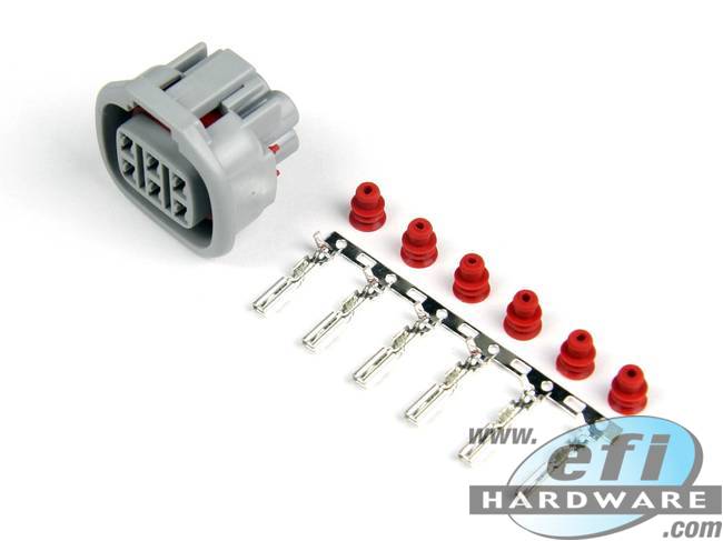 6 Pin Denso Throttle Pedal and Idle speed motor connector