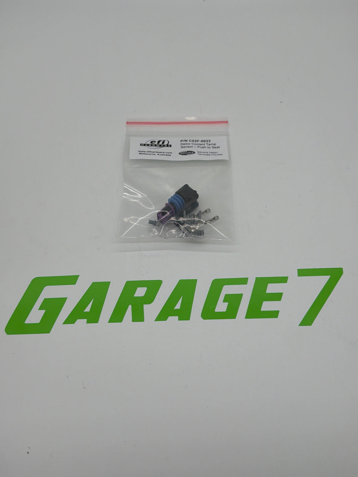 Delco Water Temperature Sensor Connector - Push to Seat