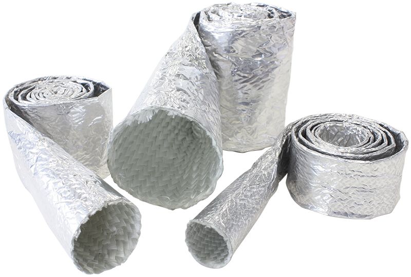 Aeroflow Aluminised Heat Sleeve - 1-5/8" to 2" I.D. 3ft (1m) Length