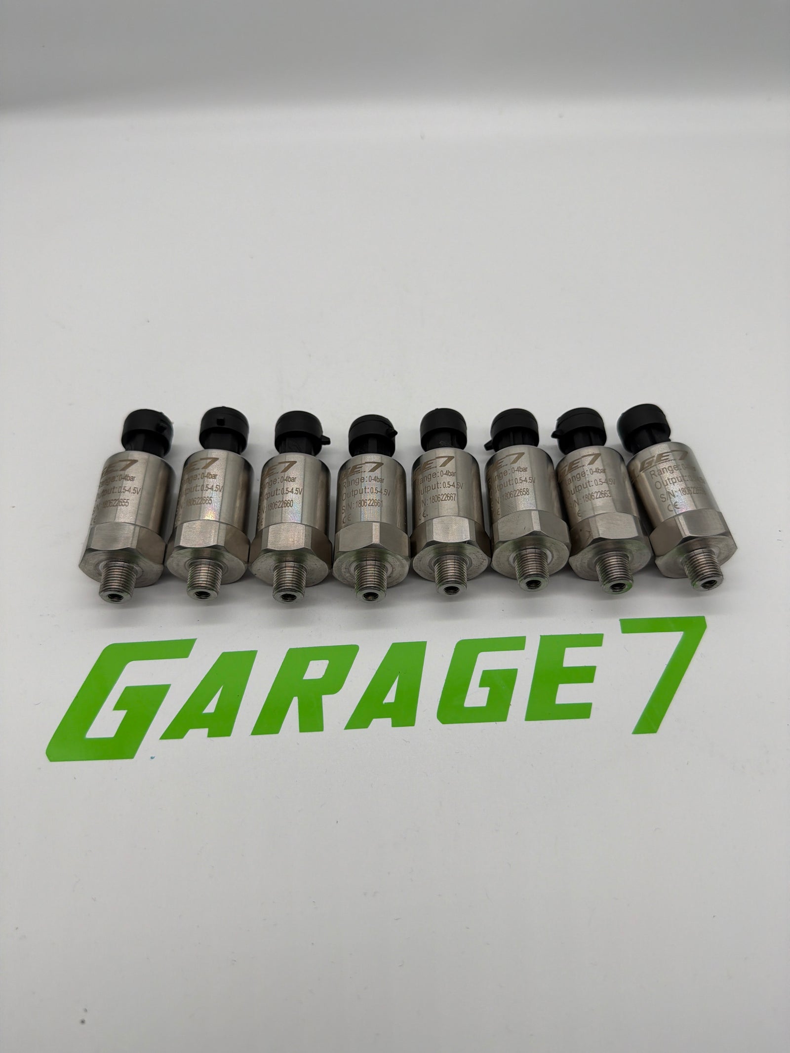 Garage7 5V Absolute Pressure 4 Bar MAP Sensor (1/8" NPT, 0.5% accuracy)