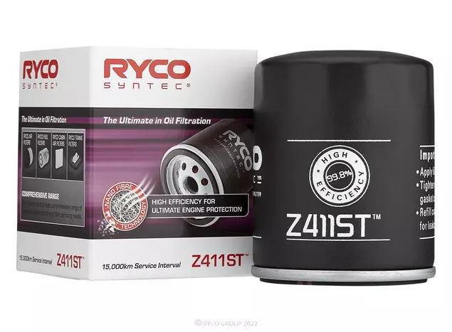 Ryco SynTec Oil Filter - Z411ST